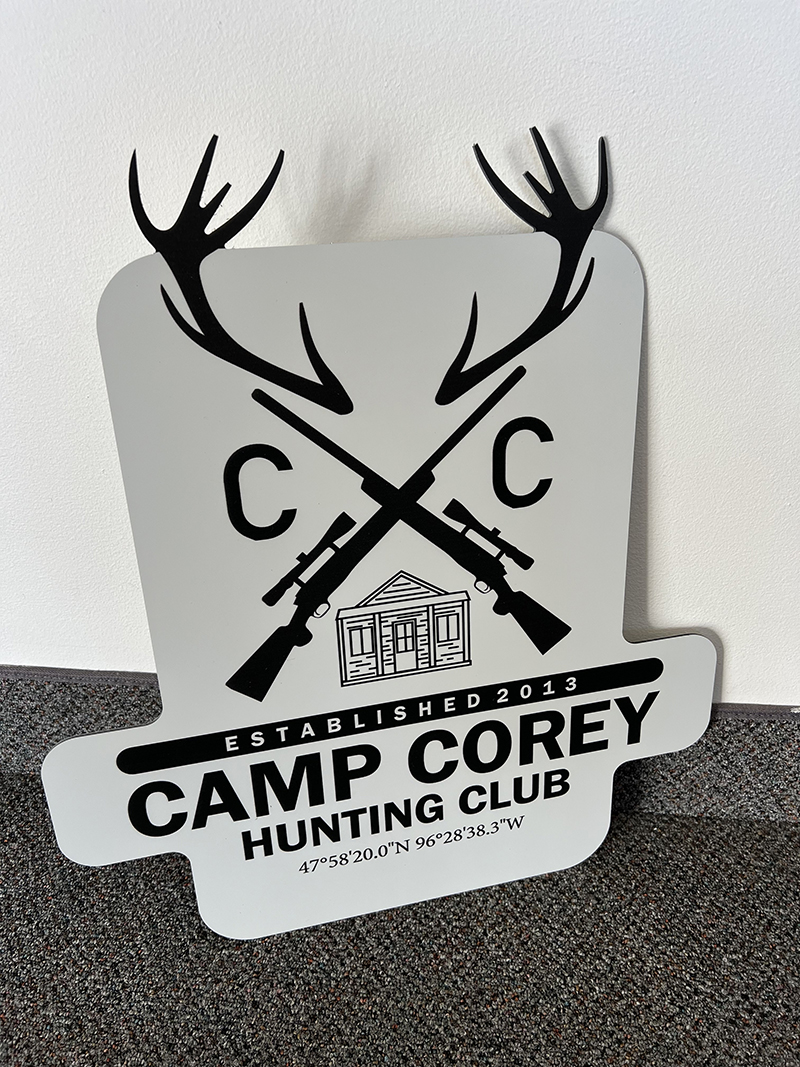 Camp Corey Custom Sign